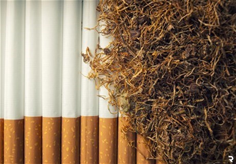 The weekly shares of tobacco products